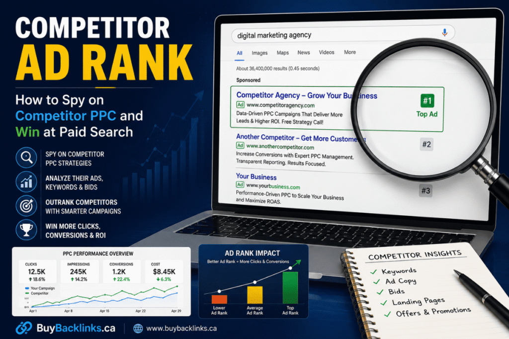 Competitor Ad Rank: How to Spy on Competitor PPC and Win at Paid Search