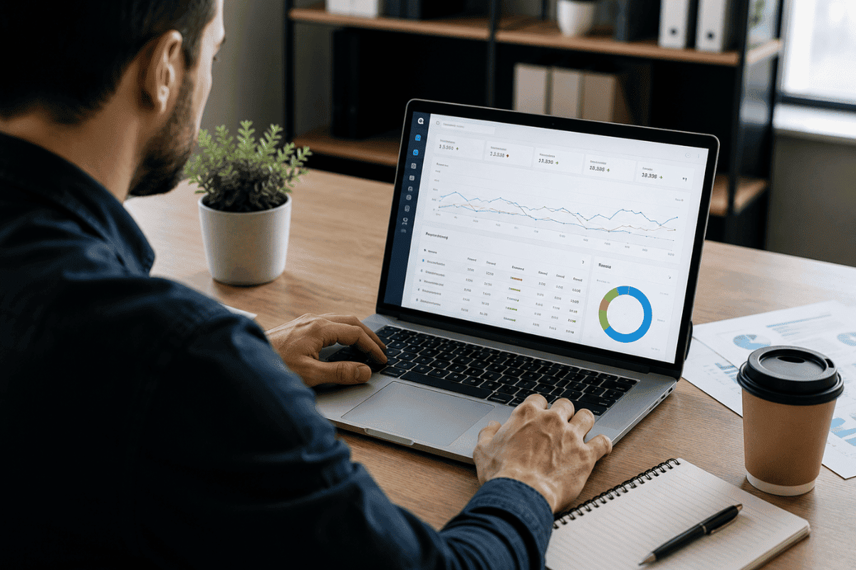keyword ranking analytics laptop
