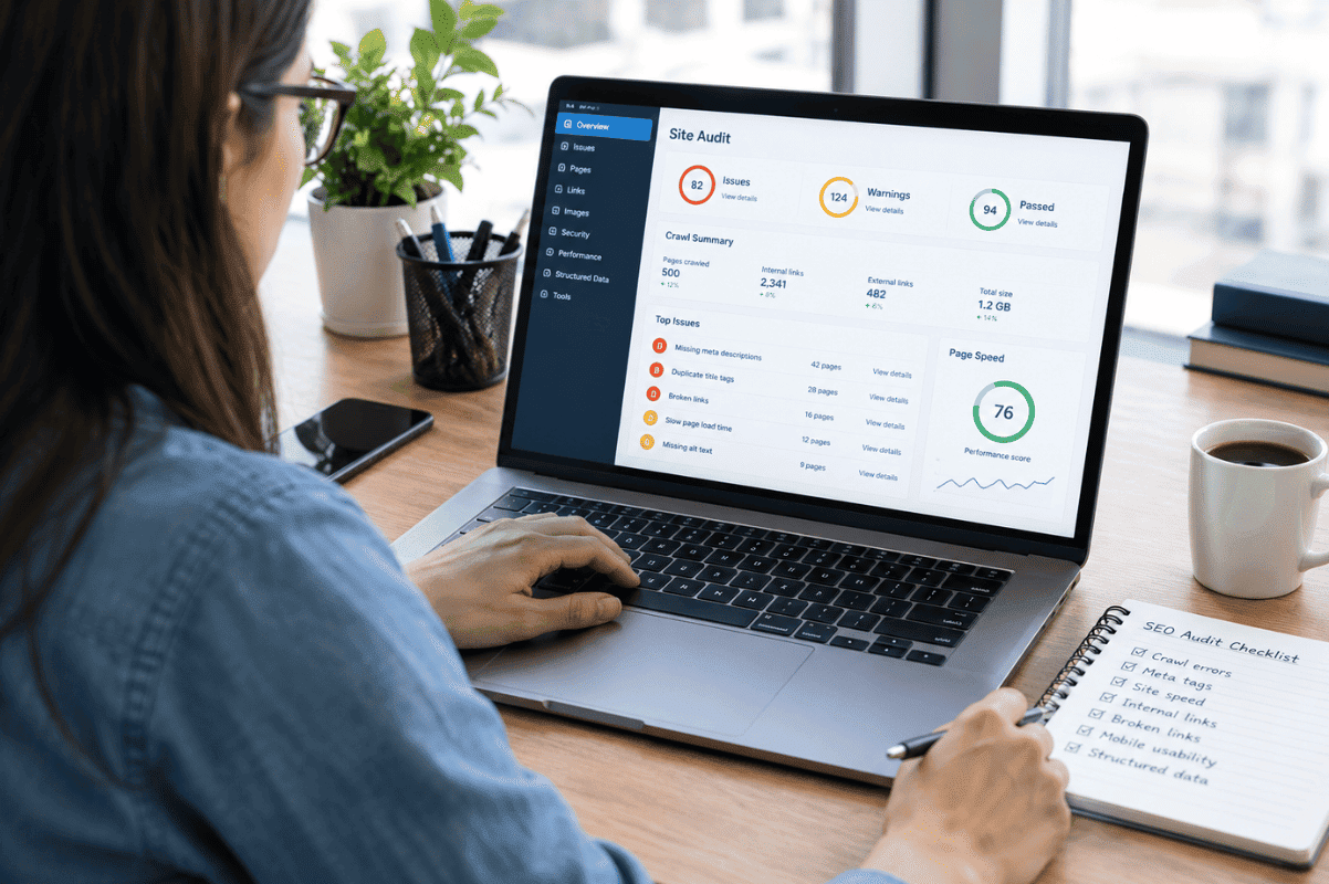 SEO checklist website analysis