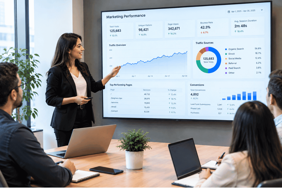 digital marketing client presentation