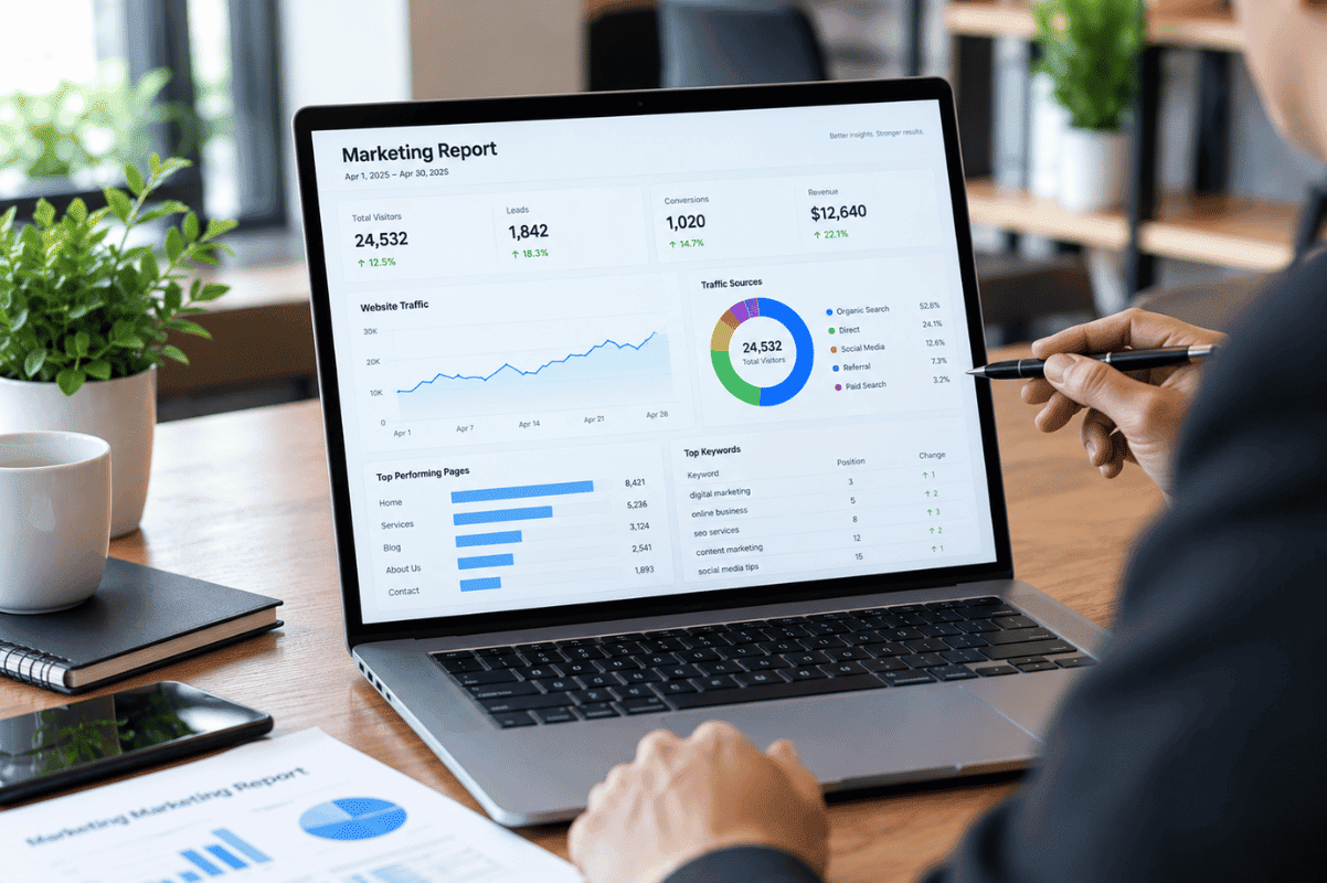 marketing report presentation