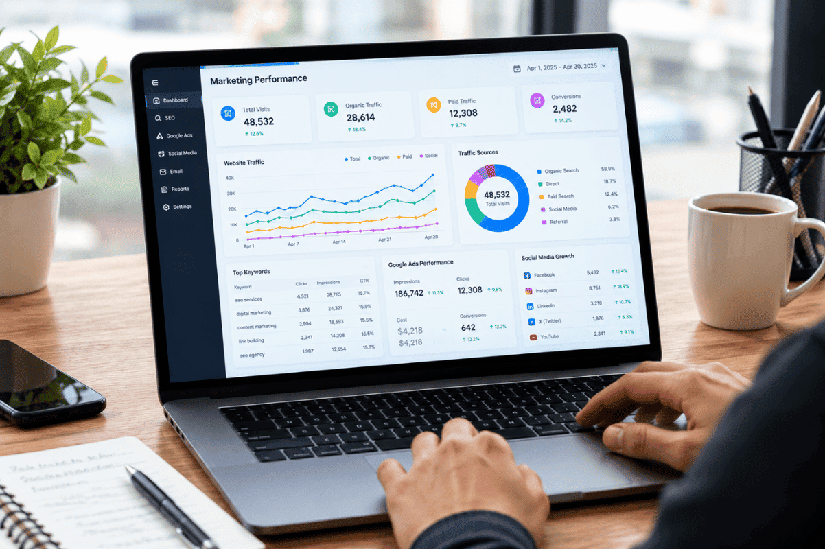 marketing reporting dashboard